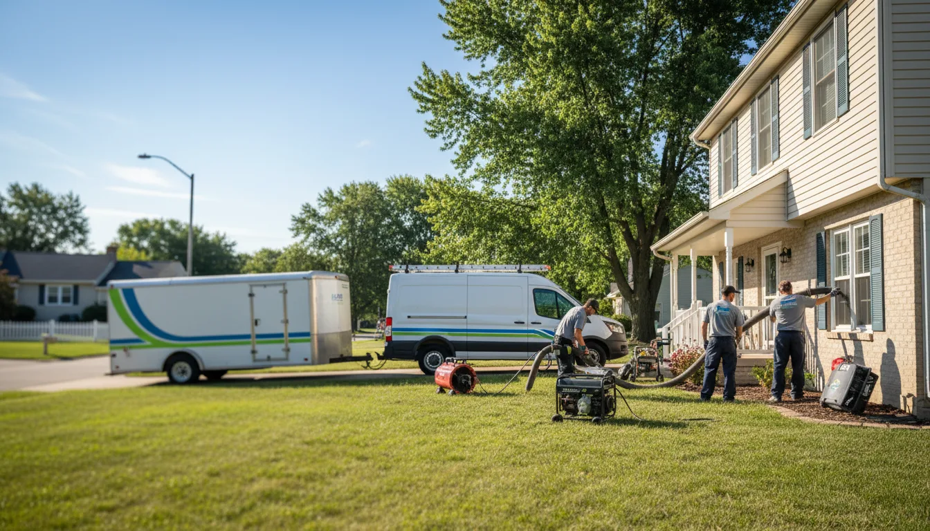 Flooded Basement Restoration And Cleanup With Repair in Washingtonville, OH near me
